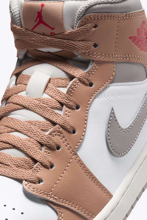 Nike Jordan Mid Milan Jordan Jordan Air Jordan Mid Hemp/Fire Red