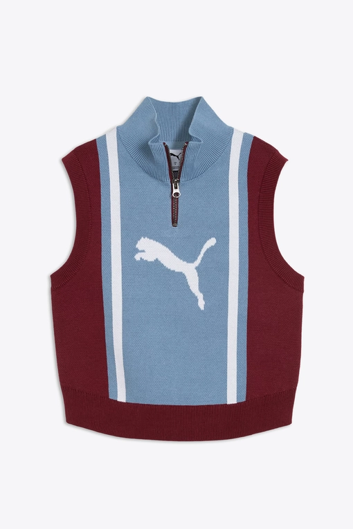 Puma - Puma X Future Archive Half-Zip Knitted Tank Sweater