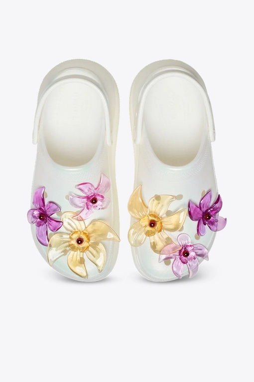 CRUSH PEARLIZED FLORAL CLOG