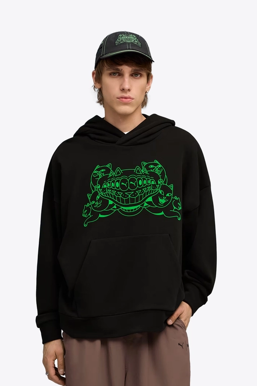 Puma - X RIPNDIP GRAPHIC BOXY HOODIE - VegNonVeg Puma - X RIPNDIP GRAPHIC BOXY HOODIE - VegNonVeg