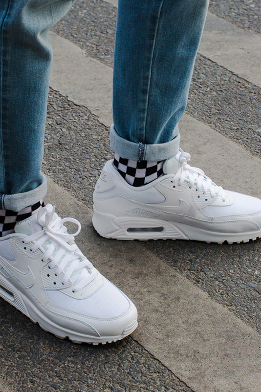 Nike NIKE AIR MAX 90 ESSENTIAL 'TRIPLE WHITE' VegNonVeg