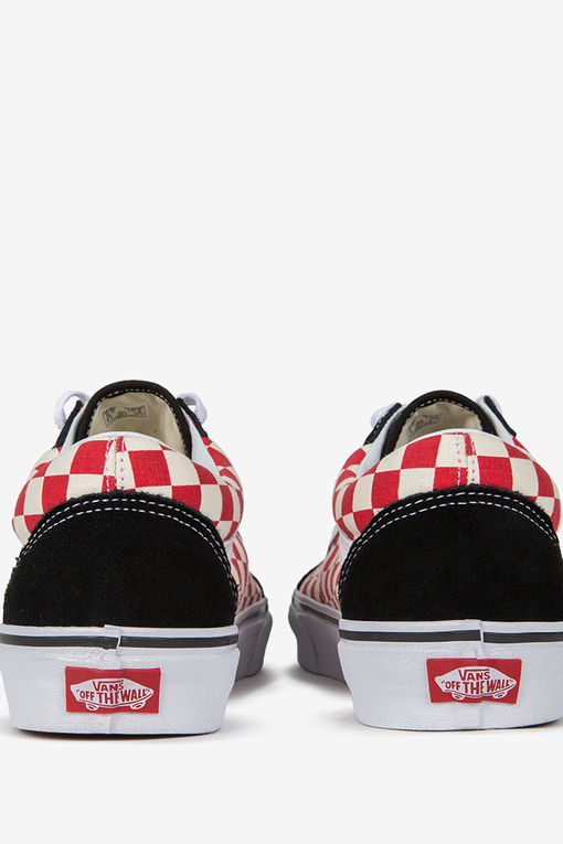 Red And Black Checkered Vans Vans Old Skool Checkerboard All
