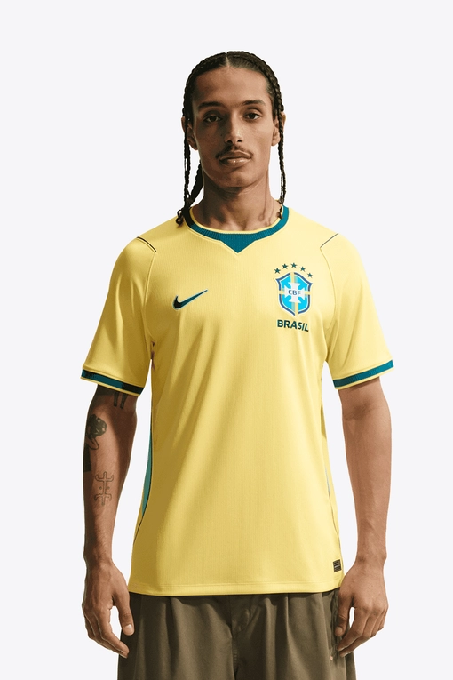 Nike - BRAZIL STADIUM HOME DRI-FIT JERSEY 2026 - VegNonVeg
