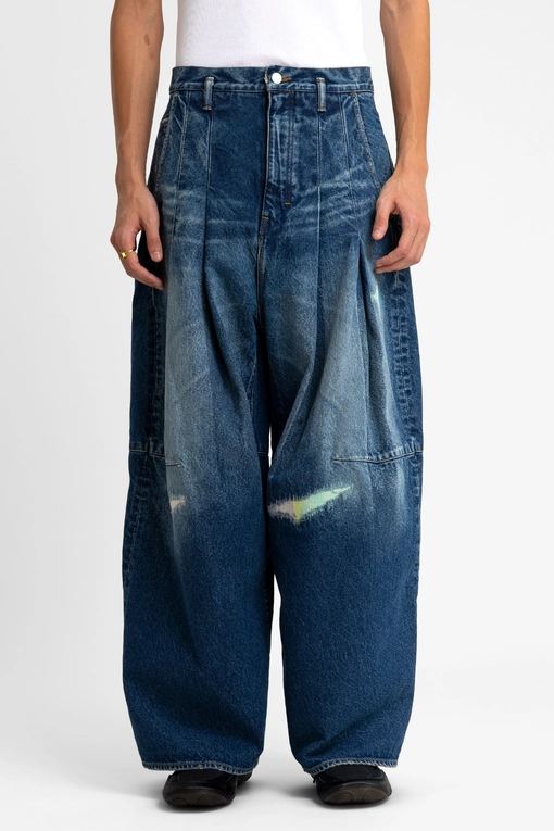 Shinyakozuka - DAMAGED ORDINARY CITY BAGGY PANT - VegNonVeg