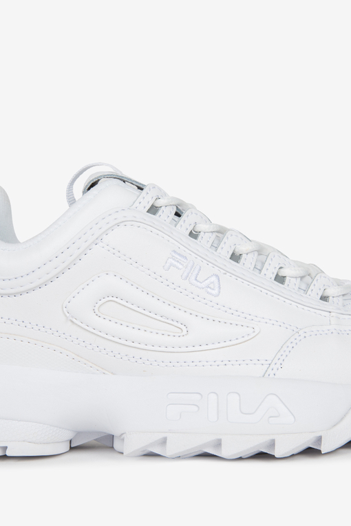 Fila disruptor kids best sale white