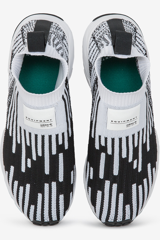 Adidas Originals EQT SUPPORT SOCK PK 3 3 cloud White core Black sub Green VegNonVeg