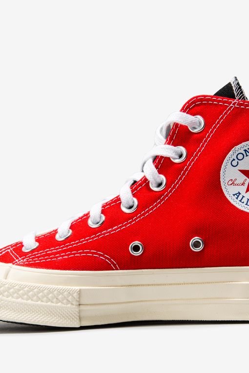 Converse Logo Play Chuck 70 'WHITE/UNIVERSITY RED/RUSH BLUE
