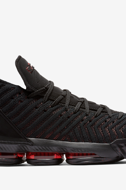LEBRON XVI 'BLACK/BLACK-UNIVERSITY RED'