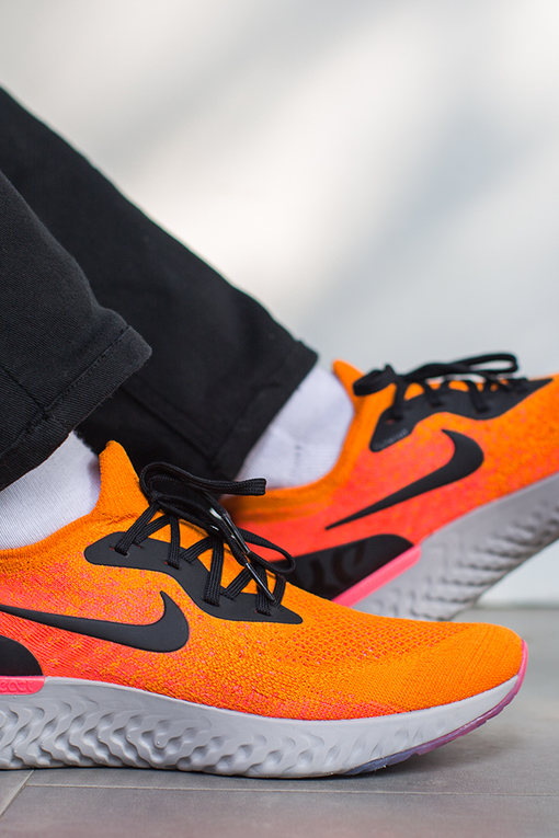 nike epic react flyknit copper flash