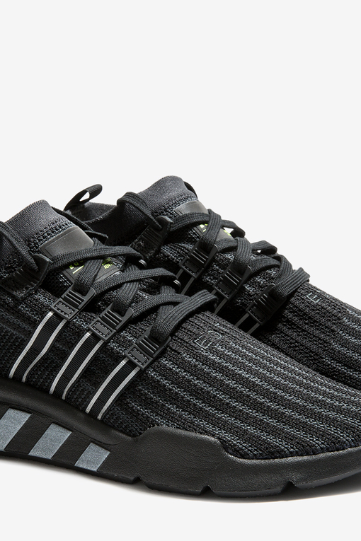 Eqt support mid adv primeknit black carbon solar yellow shop