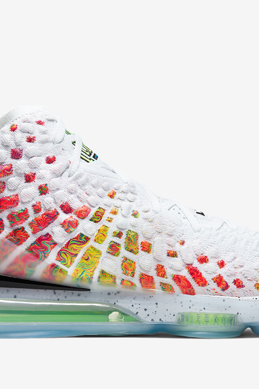 lebron 17 white black multi