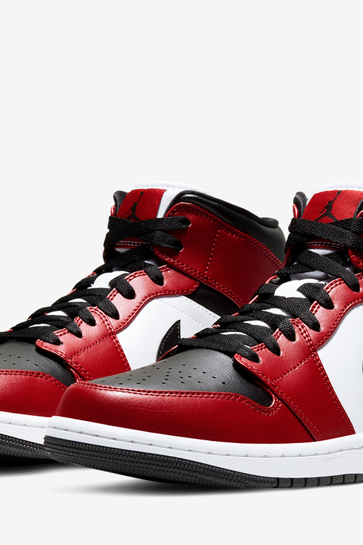 Aj 1 best sale mid black red