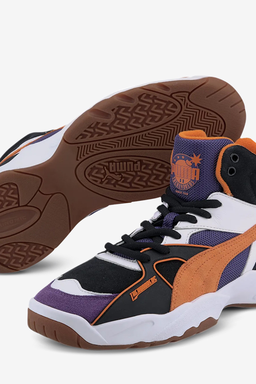 Puma - X THE HUNDREDS Performer Mid 'Puma Black-Persimmon Orange' -  VegNonVeg