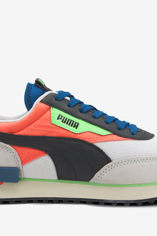 Puma Future Rider Neon Play 'Puma White-Fusion Coral' VegNonVeg