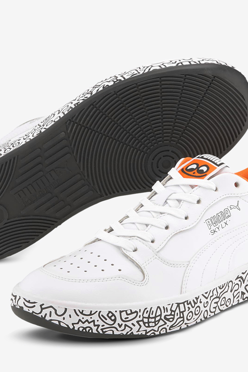 Puma - PUMA X MR DOODLE Sky LX Low Trainers 'Puma White/Puma Puma - PUMA X MR DOODLE Sky LX Low Trainers 'Puma White/Puma