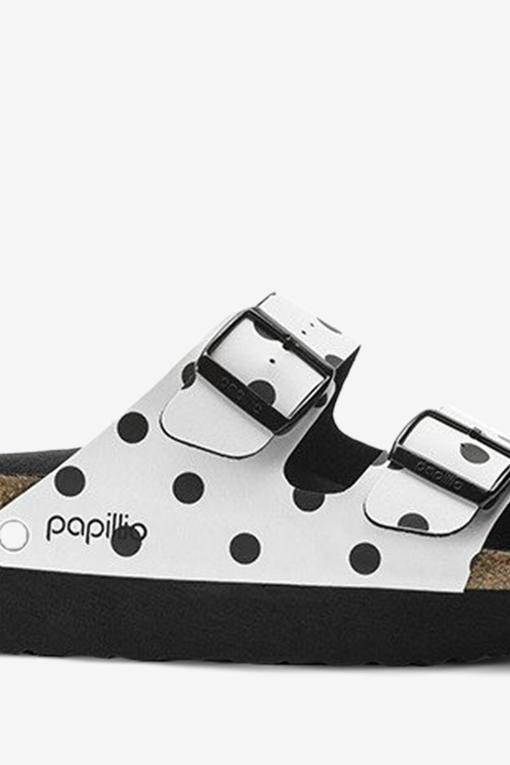 Birkenstock ARIZONA PAP 'WHITE BLACK DOTS' VegNonVeg