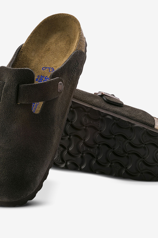 Birkenstock BIRKENSTOCK BOSTON SUEDE LEATHER MOCHA l Buy Men's