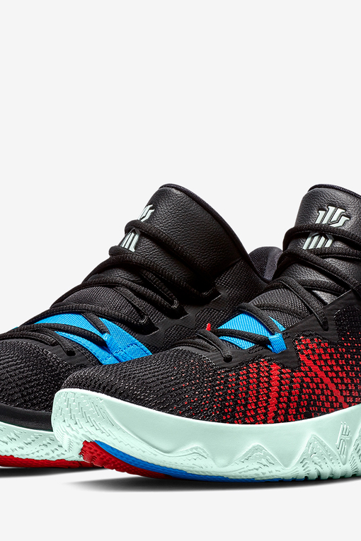 Nike KYRIE FLYTRAP BLACK BLUE HERO UNIVERSITY RED IGLOO VegNonVeg