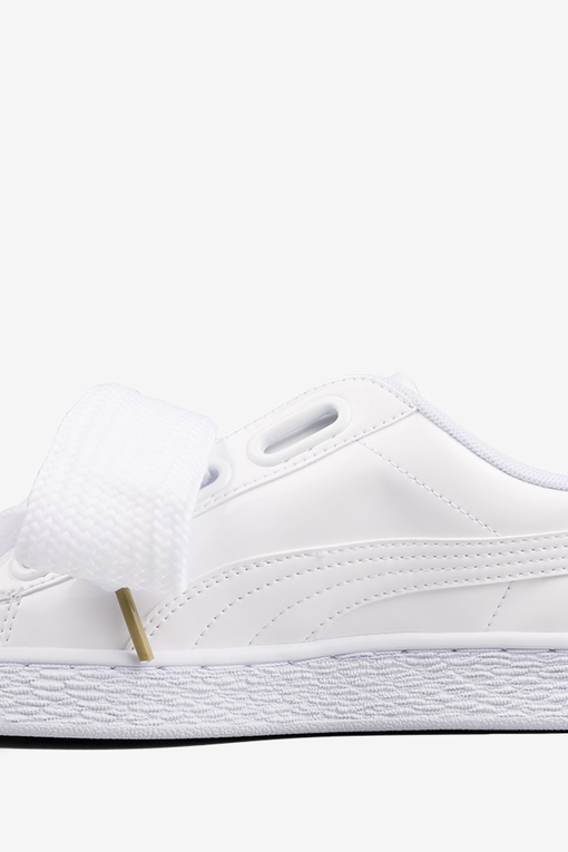 Puma BASKET HEART PATENT WMNS 'WHITE' VegNonVeg