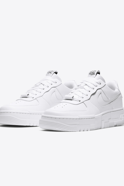 W AF1 PIXEL 'WHITE/WHITE-BLACK-SAIL'