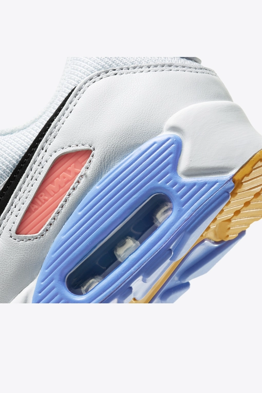 Nike W AIR MAX 90 'White/Pure Platinum/Solar Flare/Black