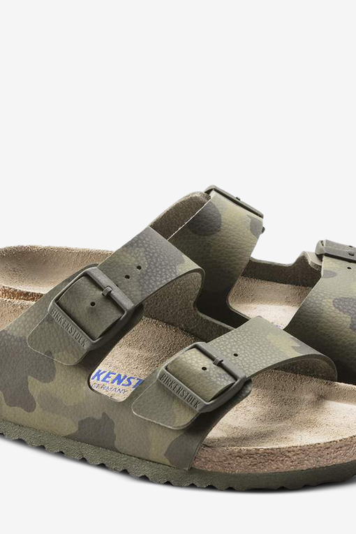 Green camo birkenstocks hot sale