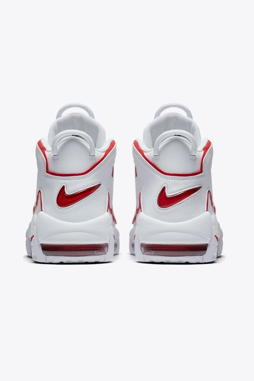 nike uptempo white red 2021