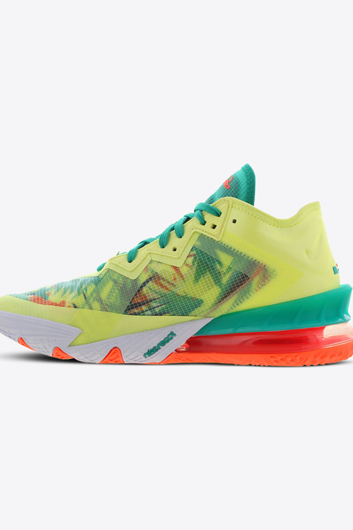 lebron 18 orange and green