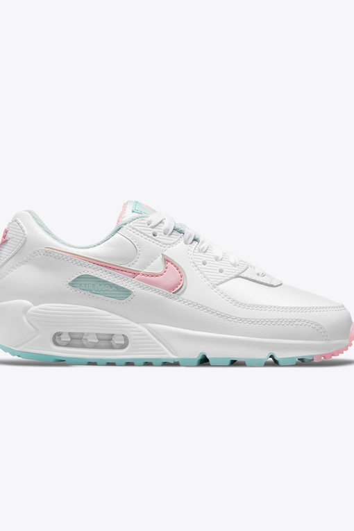 womens air max 90 sneakers in white & arctic punch