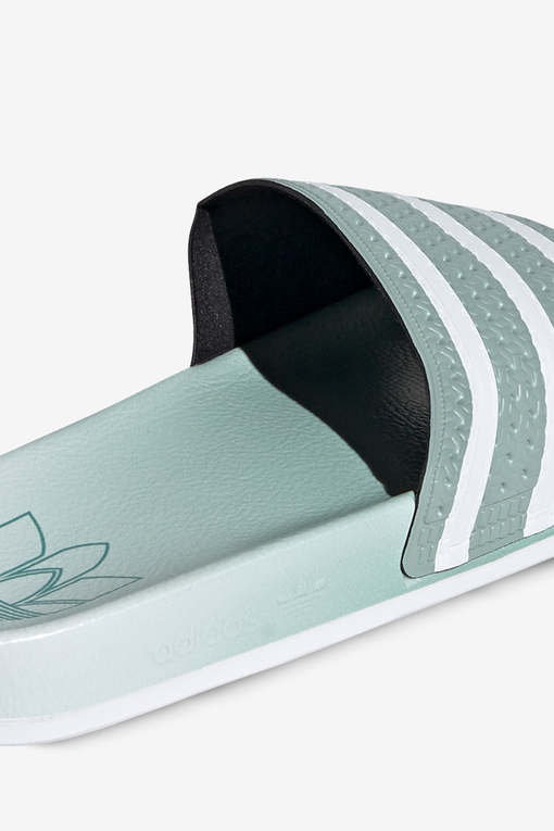 Adidas Originals ADILETTE HAZY GREEN FTWR WHITE HAZY GREEN