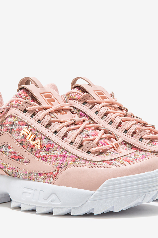 Pink velvet hotsell fila disruptor