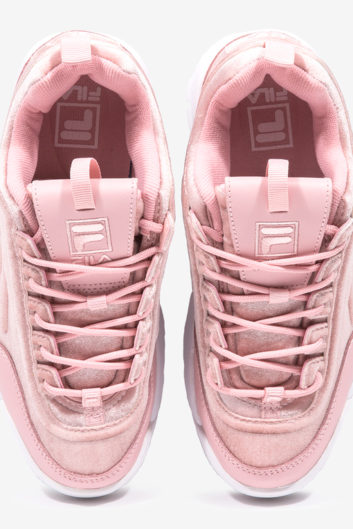 Fila disruptor hot sale rose velour