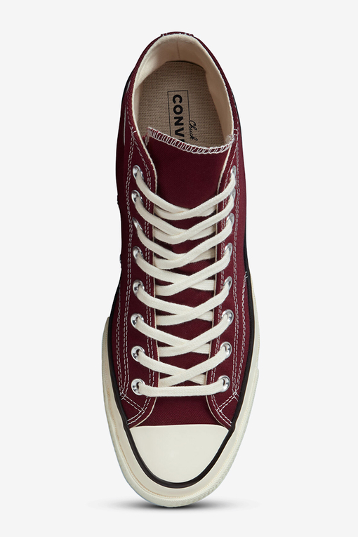 Converse CHUCK 70 RECYCLED CANVAS DEEP BORDEAUX EGRET BLACK