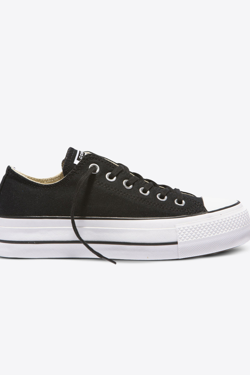 Converse CHUCK TAYLOR ALL STAR LIFT OX BLACK WHITE VegNonVeg