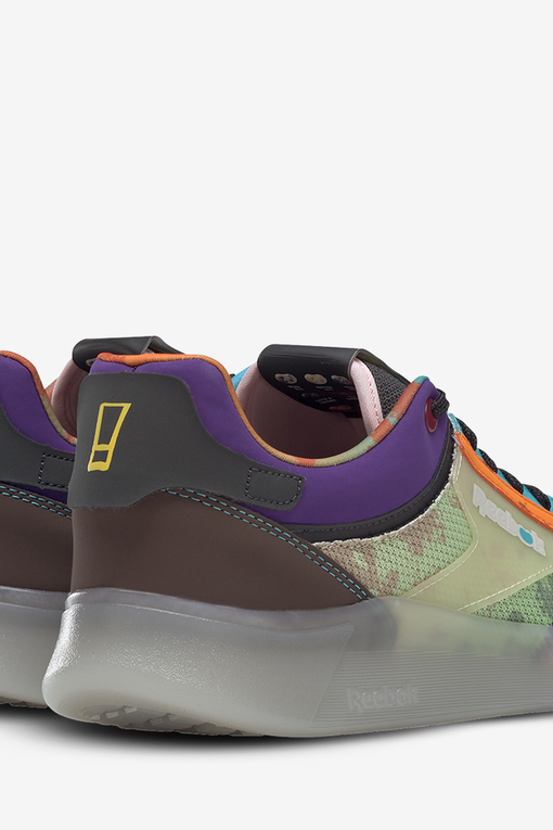 REEBOK - Jelly Belly Club C 'COAL/SPORT VIOLET/PALE YELLOW' - VegNonVeg