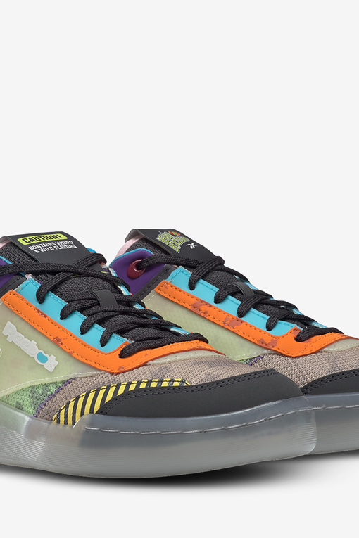 REEBOK - Jelly Belly Club C 'COAL/SPORT VIOLET/PALE YELLOW' - VegNonVeg