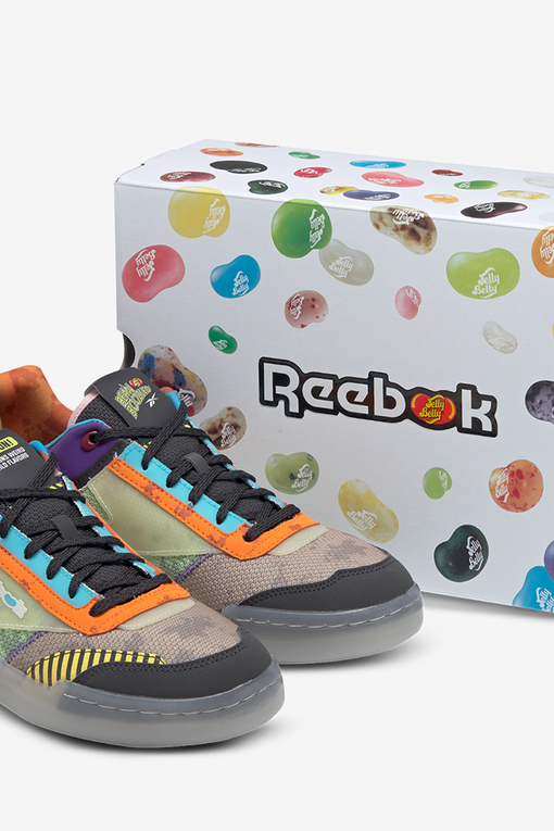 REEBOK - Jelly Belly Club C 'COAL/SPORT VIOLET/PALE YELLOW' - VegNonVeg