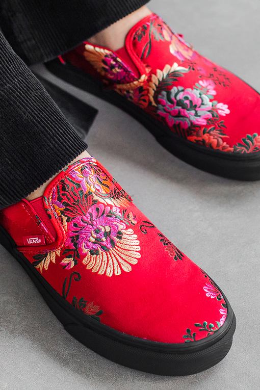 Vans Slip On Festival Satin Old Skool Schuhe Vans Old Skool Festival Satin  Gold Skate Shoes Top