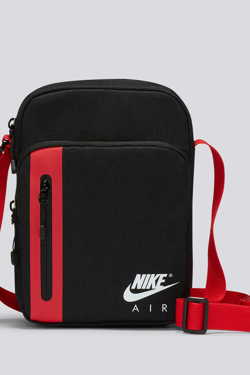 Nike - NIKE TECH CROSS BODY BAG 'BLACK/UNIVERSITY RED/WHITE' - VegNonVeg