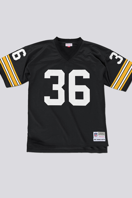 Mitchell & Ness Men's Jerome Bettis Black and Gold Pittsburgh Steelers Big  and Tall Split Legacy Retired Player Replica Jersey - Macy's