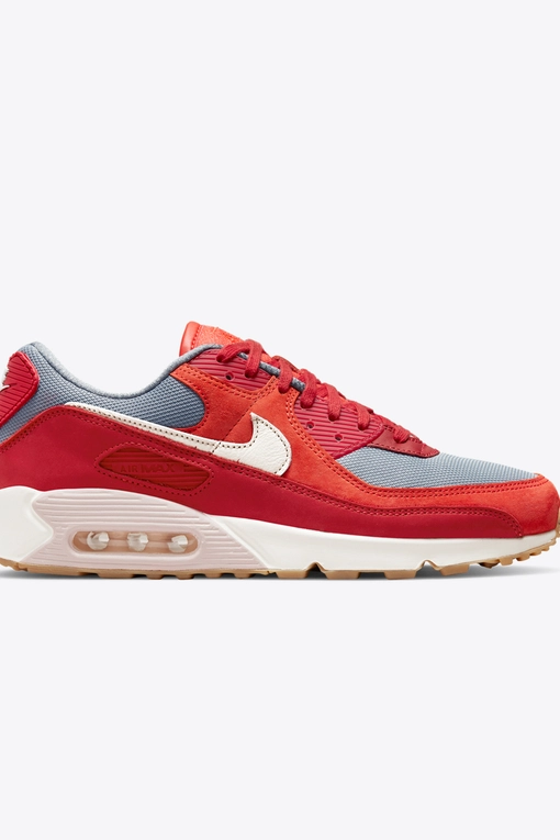 Nike AIR MAX 90 PRM GYM RED PALE IVORY HABANERO RED VegNonVeg