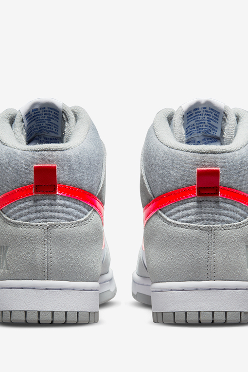 DUNK HI RETRO SE 'LT SMOKE GREY/GYM RED/WHITE'