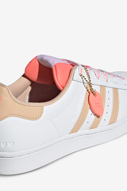 adidas Originals Superstar Cloud White/Halo Blush/Acid Red