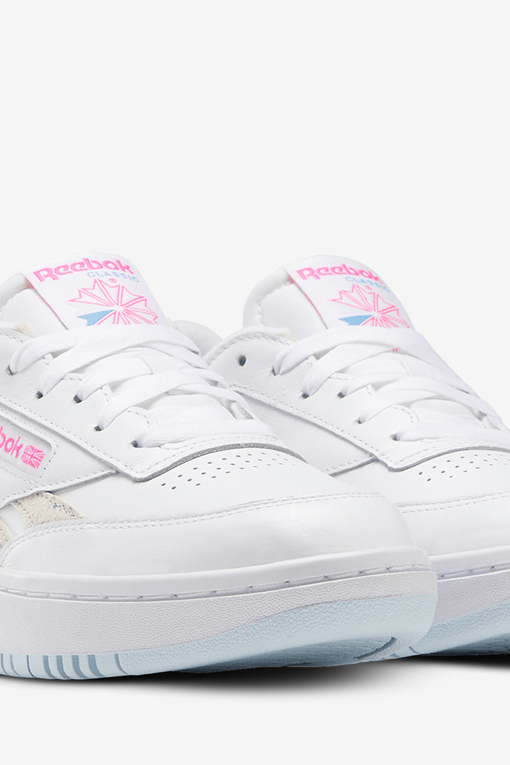 Reebok Classics,Club C Double,FTWR White/Glass Blue/Atomic Pink,10.5 :  : Clothing, Shoes & Accessories