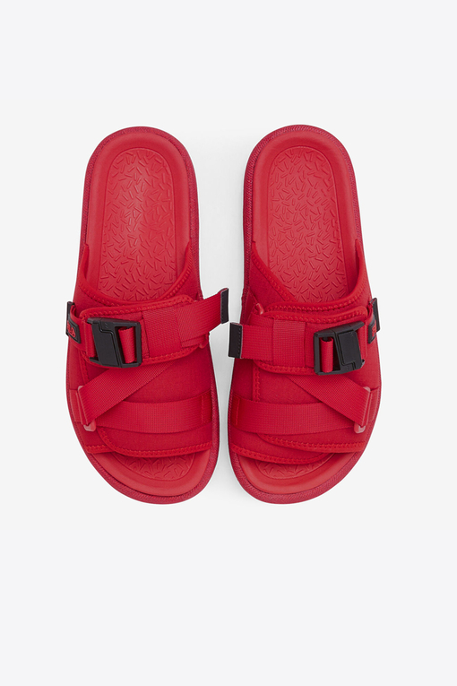 red fila sandals