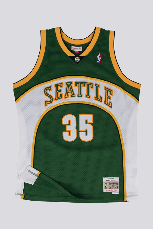 kevin durant super sonics jersey