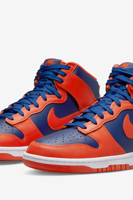 Orange and blue store nike high tops