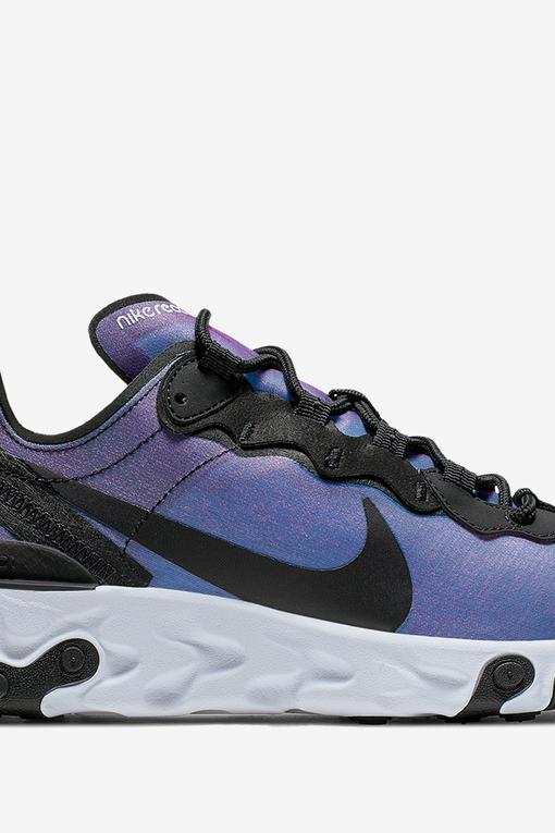 Men's react element 55 premium shoes - clearance black/blue/purple