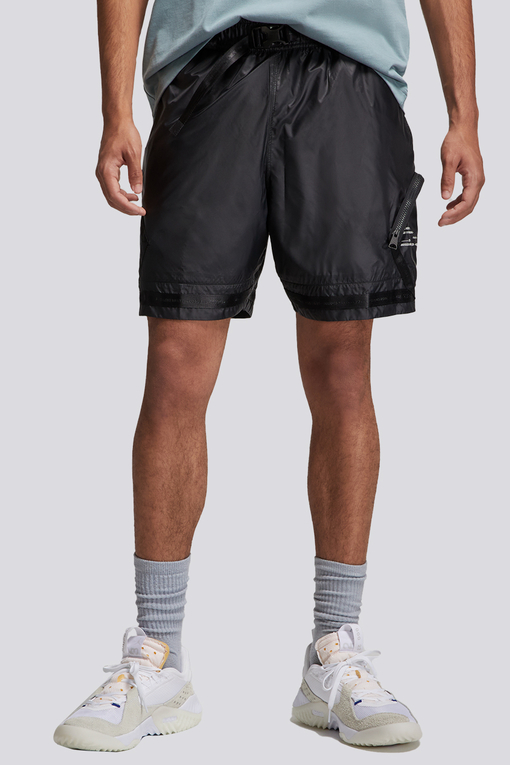 Jordan - M J 23ENG STMT WVN SHORT 'BLACK/BLACK' - VegNonVeg