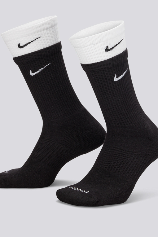Nike - EVERYDAY PLUS CUSHIONED SOCKS 'BLACK/WHITE/BLACK' - VegNonVeg